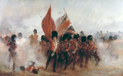 The Colours: Advance of the Scots Guards at the Alma, 1899